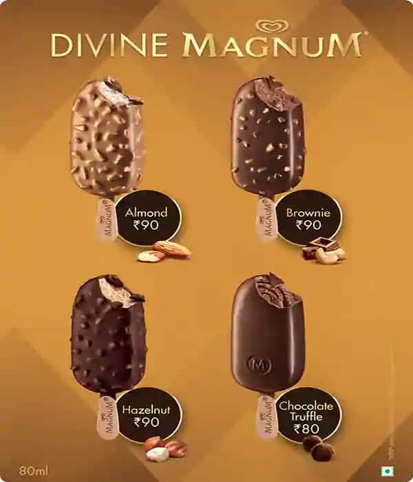 Menu at Kwality Wall’s Frozen Dessert and Ice Cream Shop, Mumbai, Shop 5