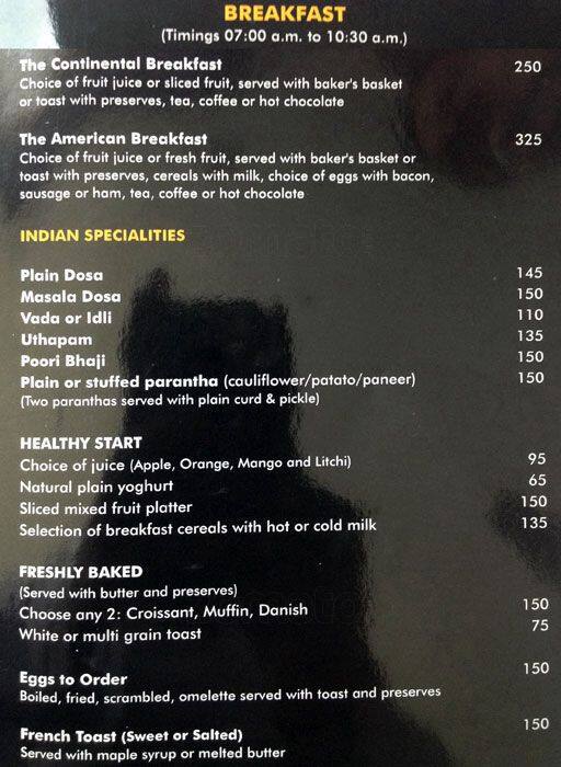 Fork It Menu, Menu for Fork It, MG Road, New Delhi Zomato