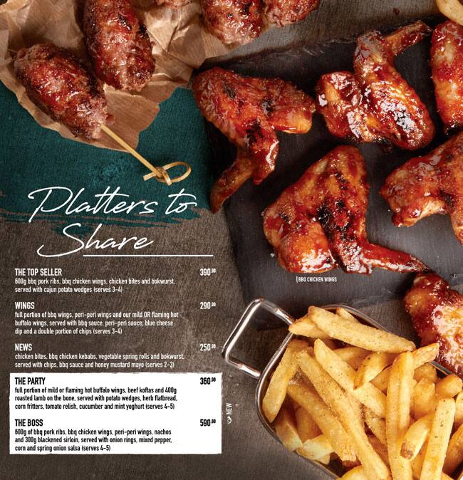 News Cafe menu