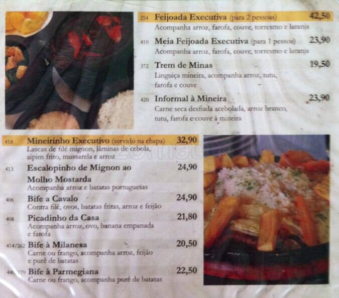 Botequim Informal cardápio