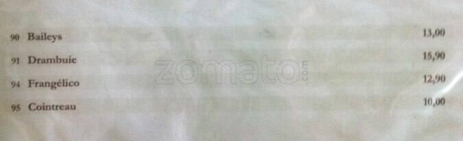 Botequim Informal cardápio