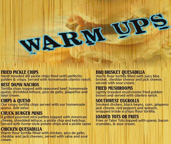 Bikinis Sports Bar & Grill menu