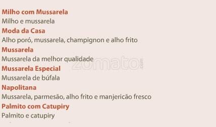 Pizzaria David em Vila Leopoldina cardápio