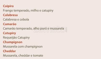 Pizzaria David em Vila Leopoldina cardápio