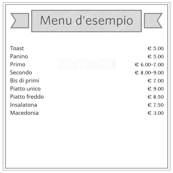 Menu di L'Ostel 