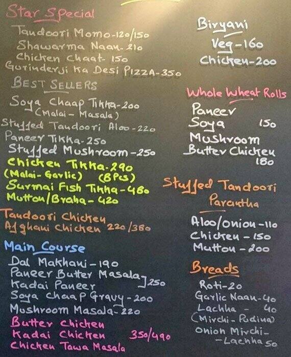 Star Food Truck Menu For Sector 29 Gurgaon Star Food Truck Sector 29 Menu