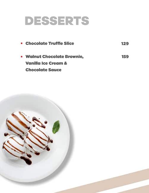 Afraa Deli menu
