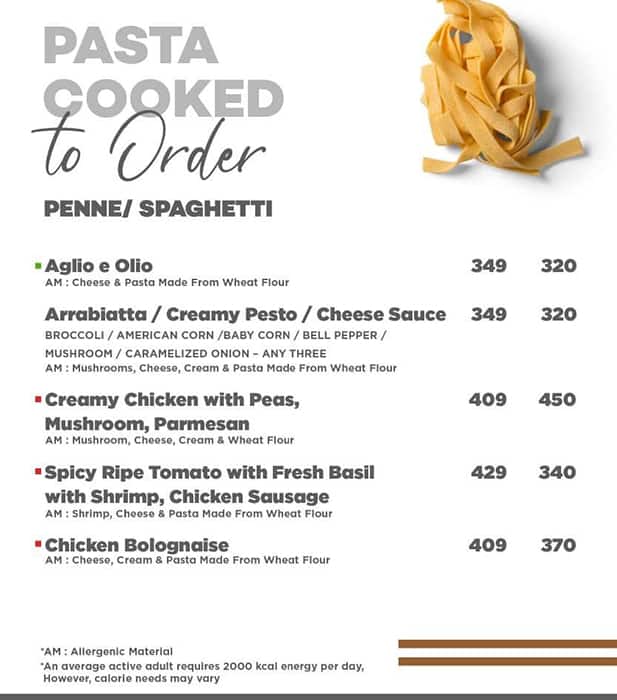Afraa Deli menu
