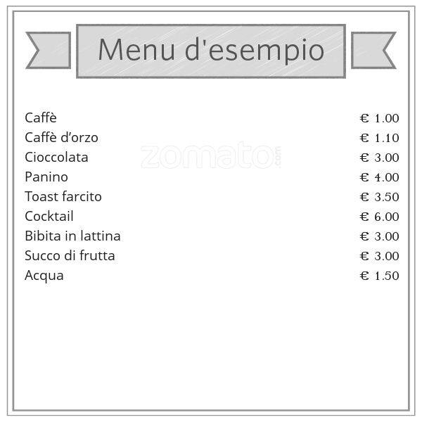 Menu di Manhattan bar 