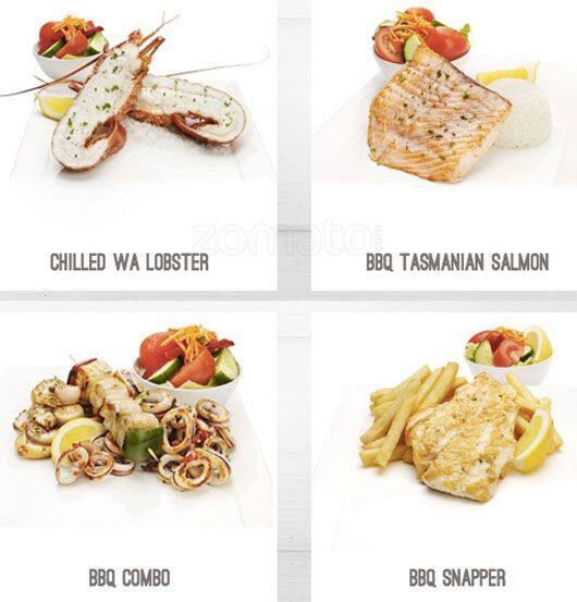 Menu at Kailis Fish Market Cafe Waterfront, Fremantle