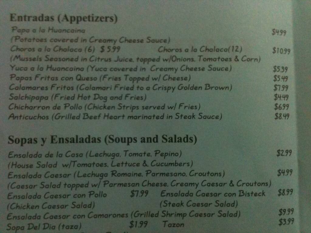 Happy Fish Peruvian Fusion Restaurant Menu Urbanspoon/Zomato