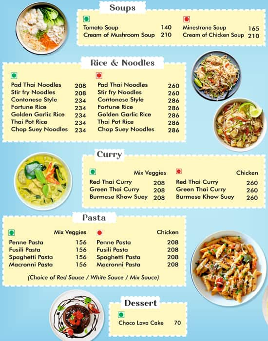 Menu of Mummaie's By THF Kitchens, Dadar Shivaji Park, Mumbai