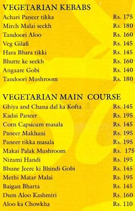 Kansa menu