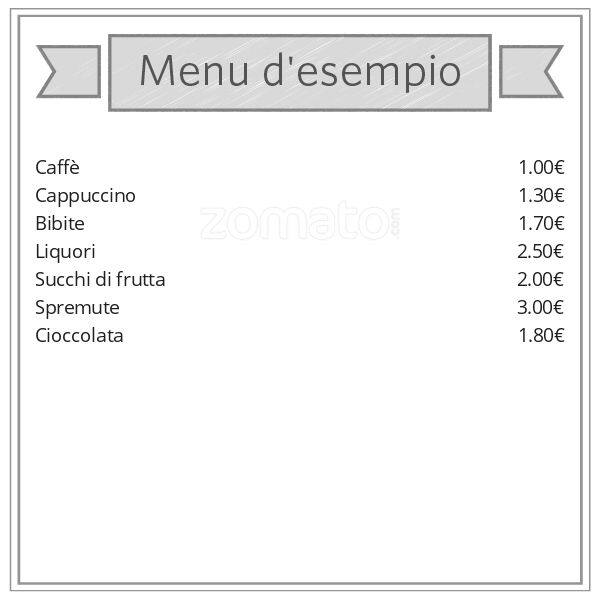 Menu di Bar Tabacchi Trivulzio 