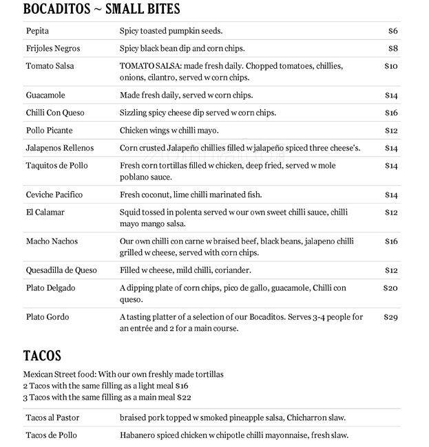 The Flying Burrito Brothers Menu Menumania/Zomato