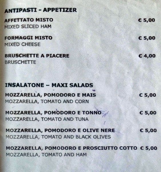 Menu di New Drink and Food - CHIUSO 