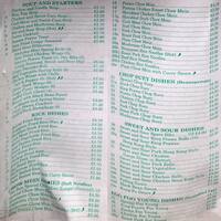 The Sun Menu Menu For The Sun Erith London