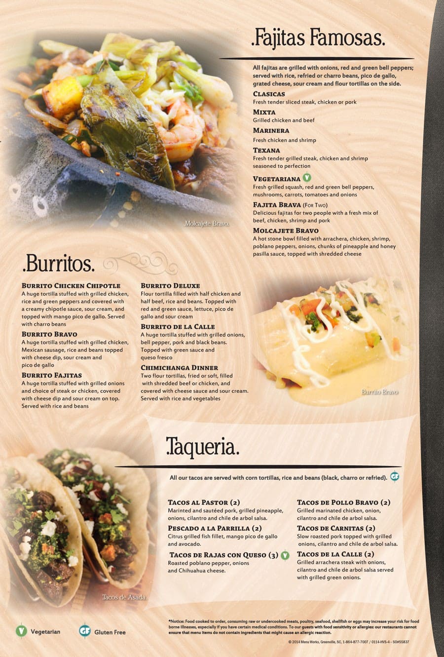 Bravos Mexican Grill Menu Menu For Bravos Mexican Grill Bixby Tulsa