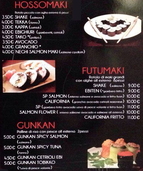 Menu di Restaurant 189 