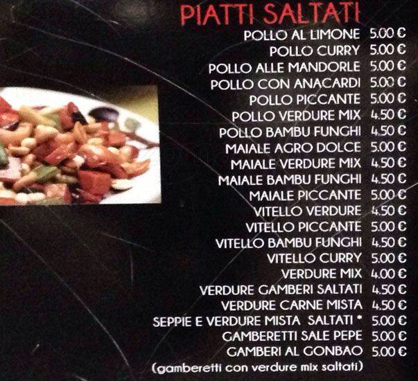 Menu di Restaurant 189 