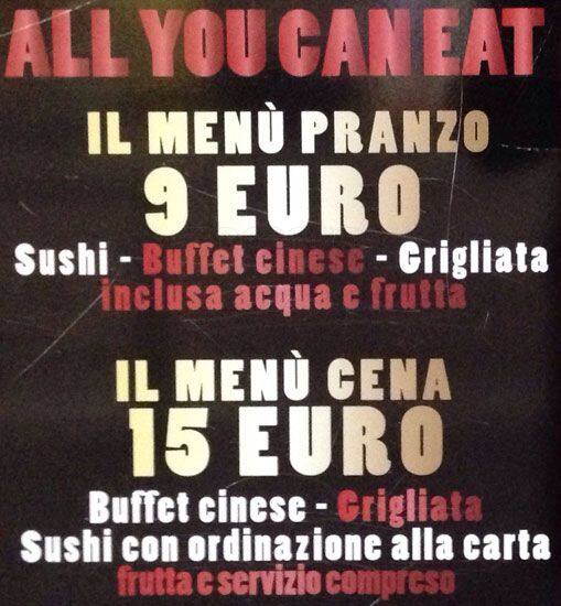 Menu di Restaurant 189 