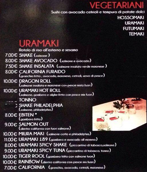 Menu di Restaurant 189 