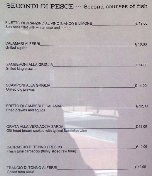 Menu di L'Angolo Bar Ristorante 