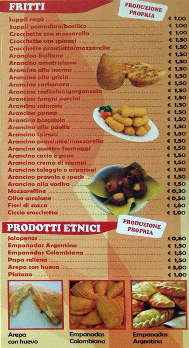 Menu di Pizza Country 