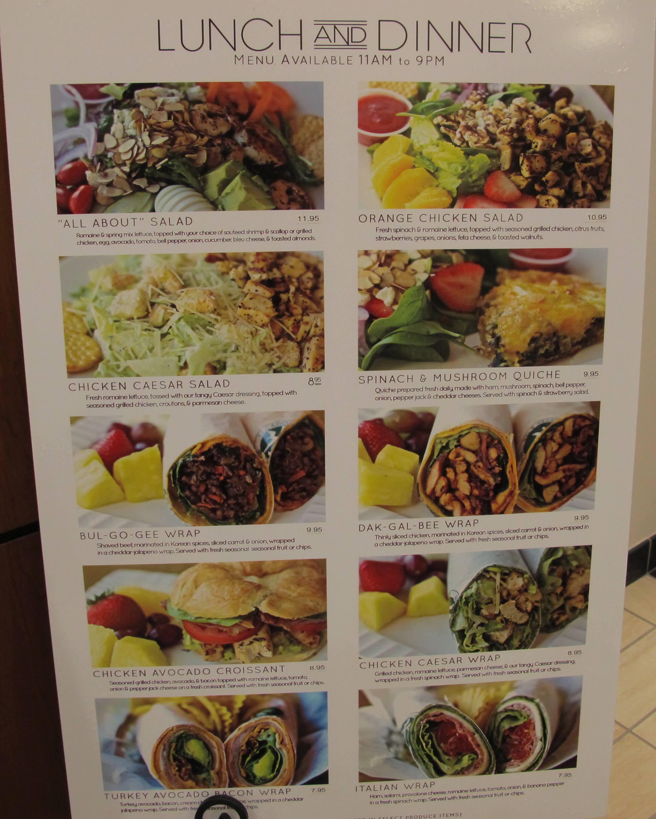 Menu at Fresa All About Cha - Downtown restaurant, Tulsa, 202 South ...