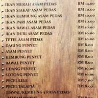 Santai D Nara Menu Menu For Santai D Nara Taman Dagang Selangor