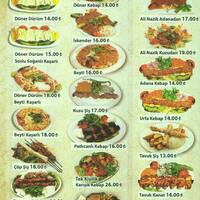 Meshur Aspava Durum Menu Meshur Aspava Durum Ovecler Ankara Icin Menu