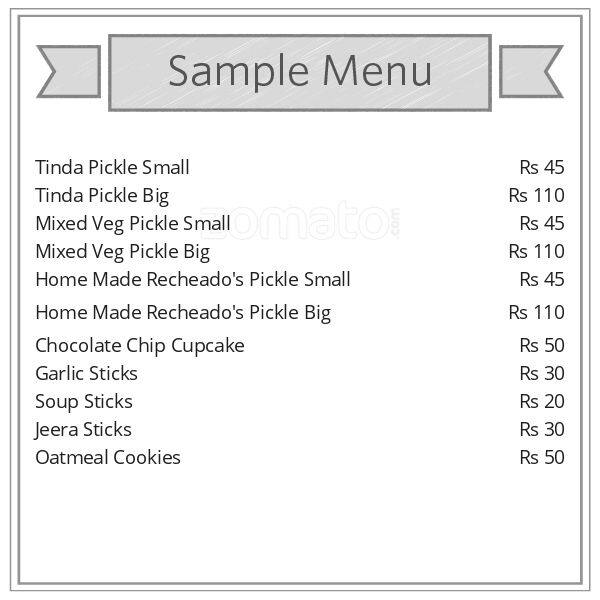 Joseph Bakery menu