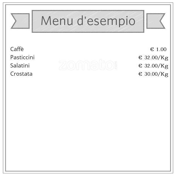 Menu di Pasticceria Venezia 