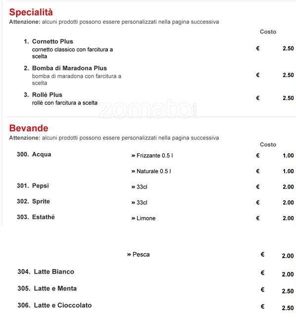 Menu di Cornetteria Duel 