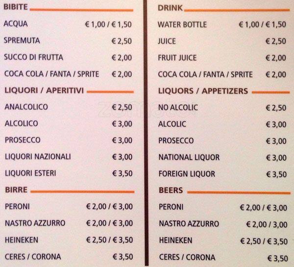 Menu de Coffee Time 49