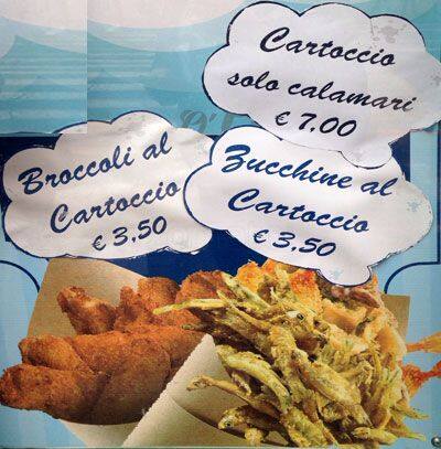 O' Cartoccio Speisekarte