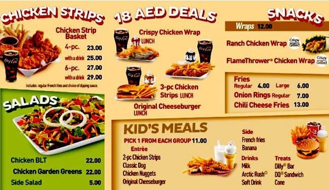 Dairy queen deals menu near me