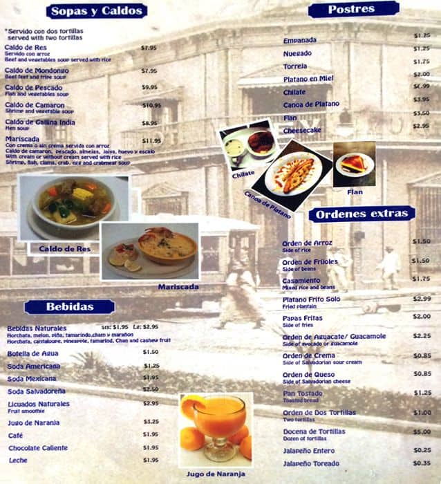 Menu at Mi Canton Latino Restaurant Irving, Irving