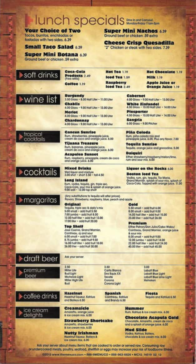 menu-at-mexican-fiesta-hartland-restaurant-hartland