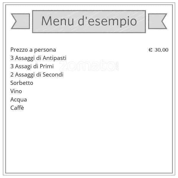 Menu di Costa Smeralda Da Achille 