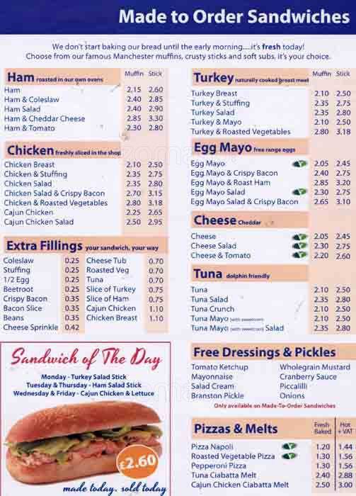 Martins Menu, Menu for Martins, Levenshulme, Manchester Zomato UK