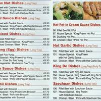 Ocean Garden Menu Menu Para Ocean Garden Crumlin Dublin