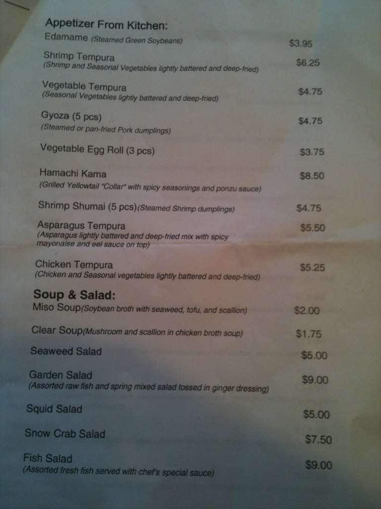 Geaux Fish Sushi and Hibachi Menu Urbanspoon/Zomato