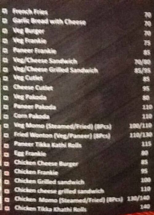 Oye Shaavaa menu
