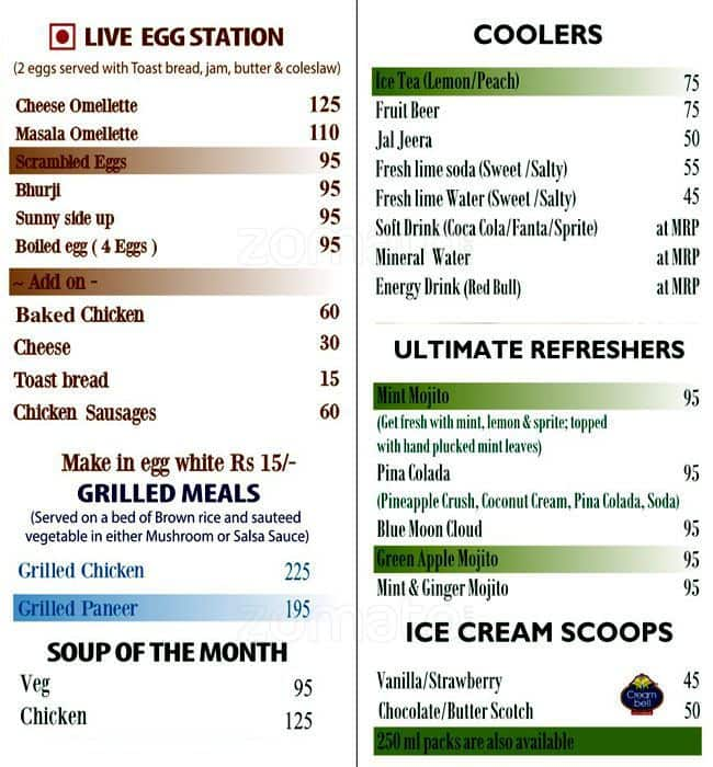 aramark cafe menu bmo