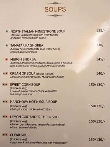 Ichakk Dana Golden Gate Menu