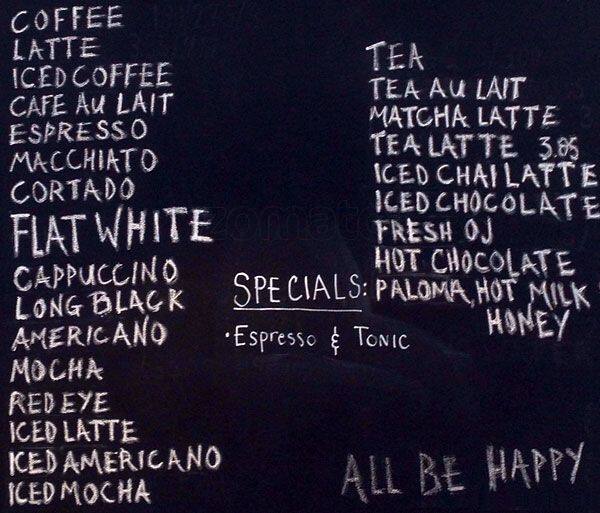 Laughing Man Coffee Tea Menu Laughing Man Coffee Tea Menu