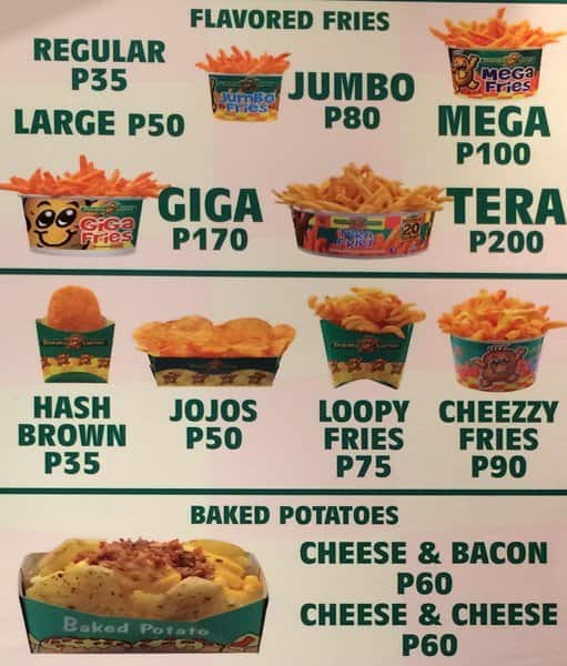 potato corner menu menu for potato corner libis quezon city zomato philippines potato corner menu menu for potato corner libis quezon city zomato philippines