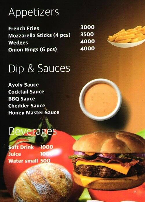 One Taste menu