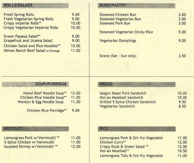 Out The Door Menu Menu For Out The Door Embarcadero San Francisco